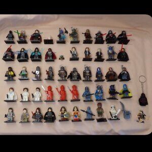51pcs Large Lego & Custom Minifigure Lot-Star Wars Nexo Knights READ DESCRIPTION
